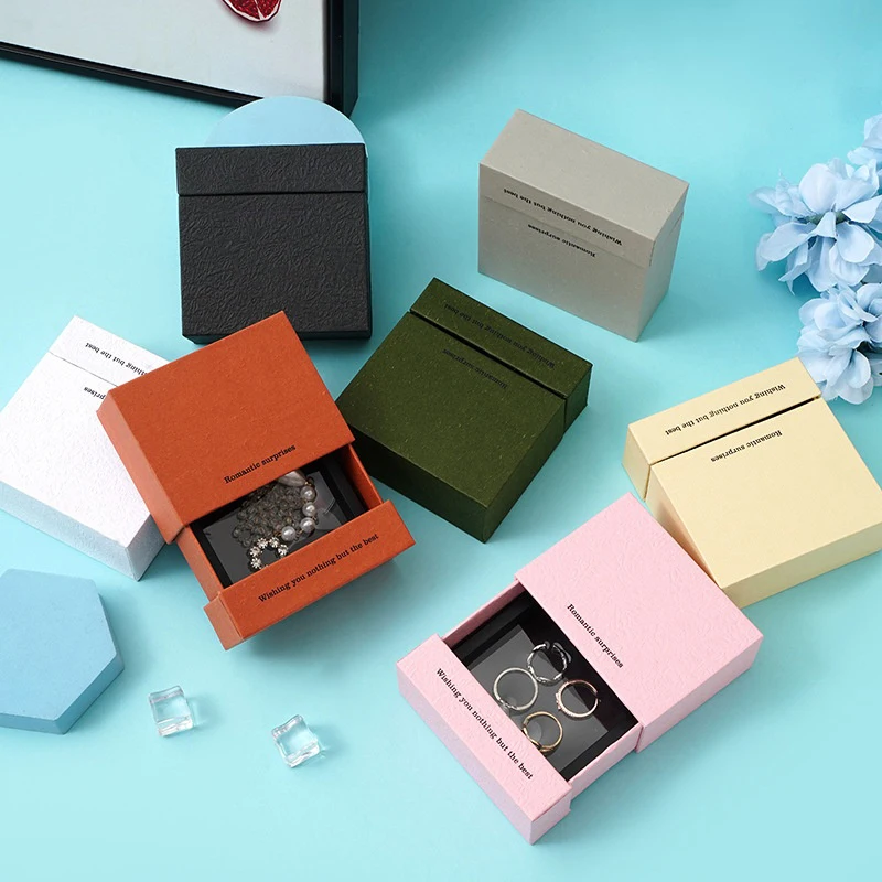 Thick Paper Drawers Jewelry Packaging Boxes Ring Necklace Bracelets Earring Storage Gift Case Jewelry Storage Box
Thick Paper Drawers Jewelry Packaging Boxes Ring Necklace Bracelets Earring Storage Gift Case Jewelry Storage Box