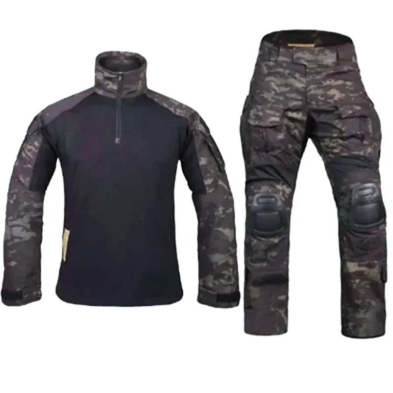 G3 Combat Uniform Tactical Sets Shirt Cargo Pants Men Trainning Hunting Clothes Wear-resisting Special Force Hiking Camping Suit
G3 Combat Uniform Tactical Sets Shirt Cargo Pants Men Trainning Hunting Clothes Wear-resisting Special Force Hiking Camping Suit