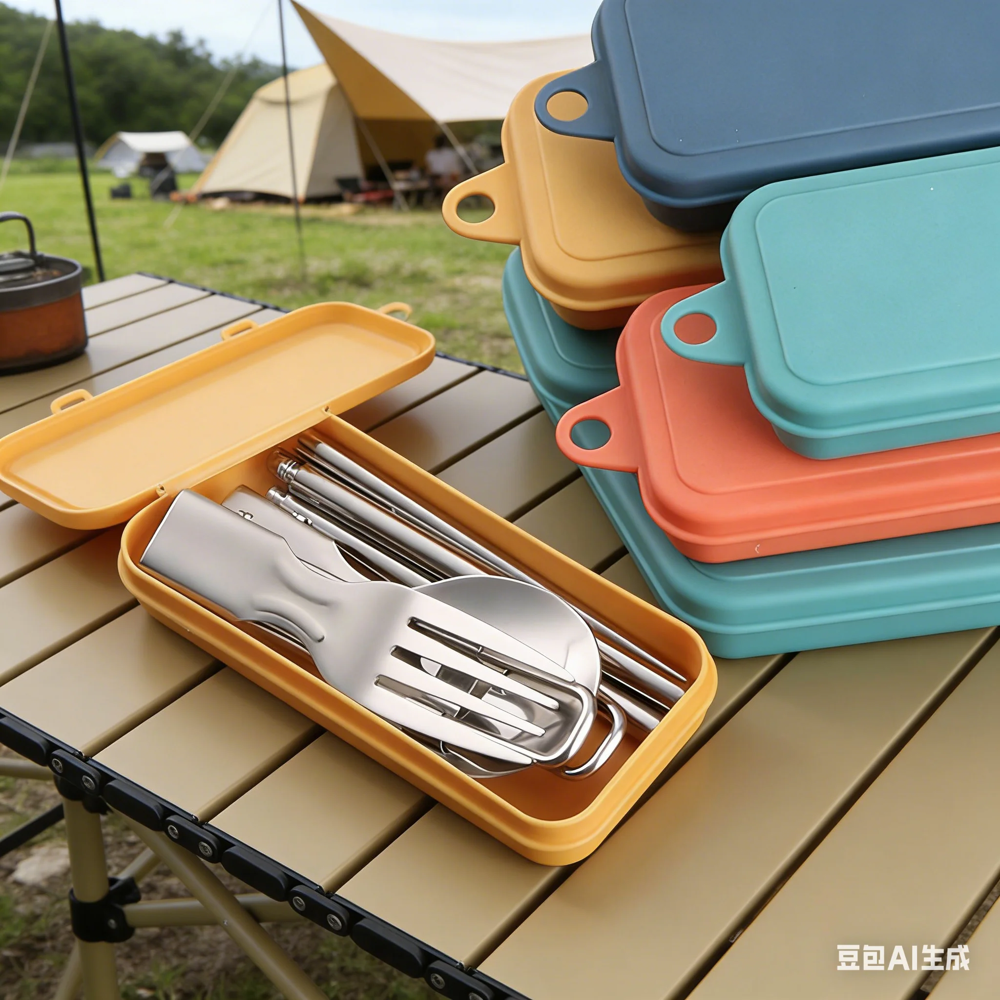 Набор для кемпинга: ложка, вилка, палочки для еды из нержавеющей стали с футляром для хранения, походные столовые приборы, аксессуары для пикника
Набор для кемпинга: ложка, вилка, палочки для еды из нержавеющей стали с футляром для хранения, походные столовые приборы, аксессуары для пикника