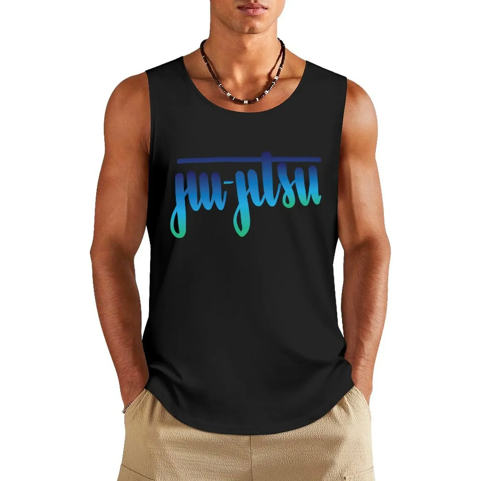 Джиу-джитсу Handlettered Ombre Tank Top спортивные костюмы рубашка без рукавов мужской тренажерный зал 
Джиу-джитсу Handlettered Ombre Tank Top спортивные костюмы рубашка без рукавов мужской тренажерный зал