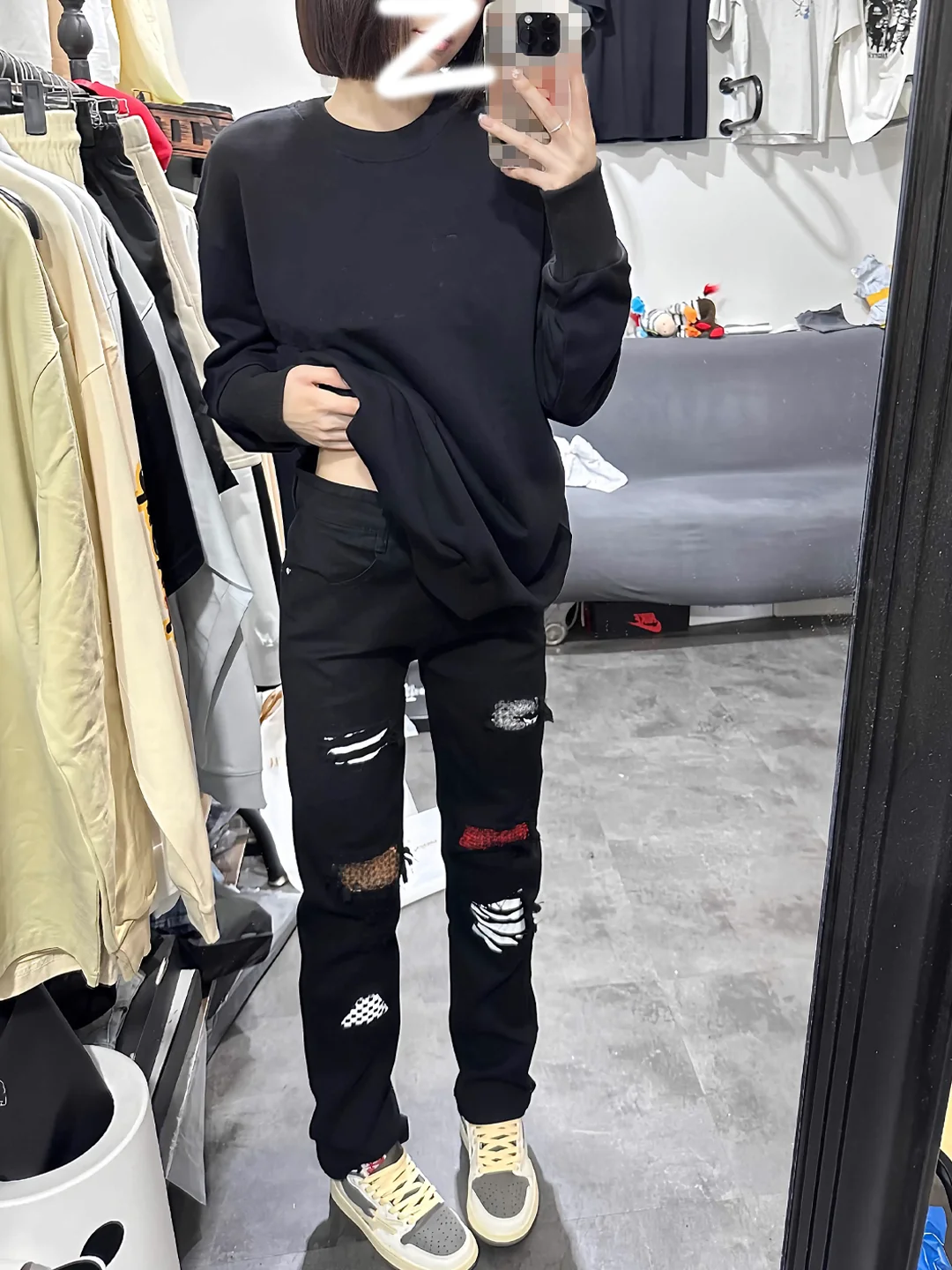American High Street Men's Jeans Distressed Patchwork Straight Leg Slim Fit Long Pants Casual Wear All Seasons
American High Street Men's Jeans Distressed Patchwork Straight Leg Slim Fit Long Pants Casual Wear All Seasons