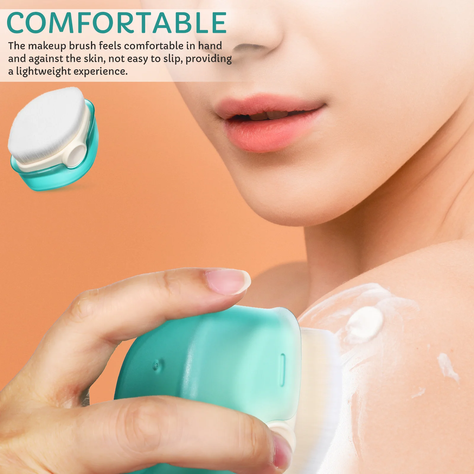 Flat Top Foundation Brush for Powder Sunblock Applicator Lightweight Travel Makeup Tool with Cover Baby Kids
Flat Top Foundation Brush for Powder Sunblock Applicator Lightweight Travel Makeup Tool with Cover Baby Kids