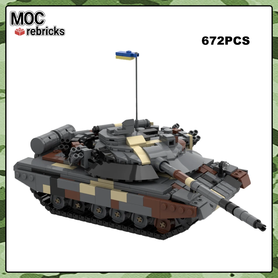 Military Tracked Vehicle Series Soviet T-64BM Bulat Tank Building Blocks Model Advanced Technology Bricks Toys Children's Gifts
Military Tracked Vehicle Series Soviet T-64BM Bulat Tank Building Blocks Model Advanced Technology Bricks Toys Children's Gifts