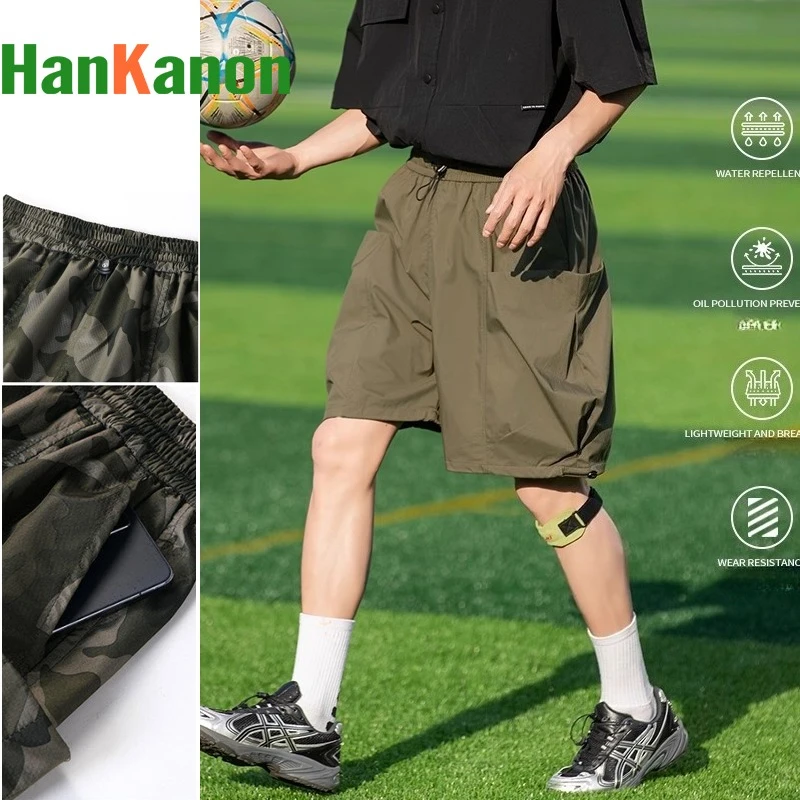 Новые функциональные мужские рабочие шорты в японском стиле с большими карманами — модные и удобные свободные спортивные брюки с пятью точками для отдыха 
Новые функциональные мужские рабочие шорты в японском стиле с большими карманами — модные и удобные свободные спортивные брюки с пятью точками для отдыха