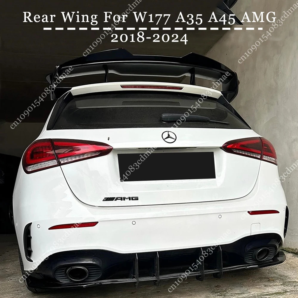 For Mercedes Benz A Class W177 A35 A45 AMG Hatchback Rear Roof Spoiler Wing Boot Lip Extension Flaps Winglets Body kit 2018-2024
For Mercedes Benz A Class W177 A35 A45 AMG Hatchback Rear Roof Spoiler Wing Boot Lip Extension Flaps Winglets Body kit 2018-2024