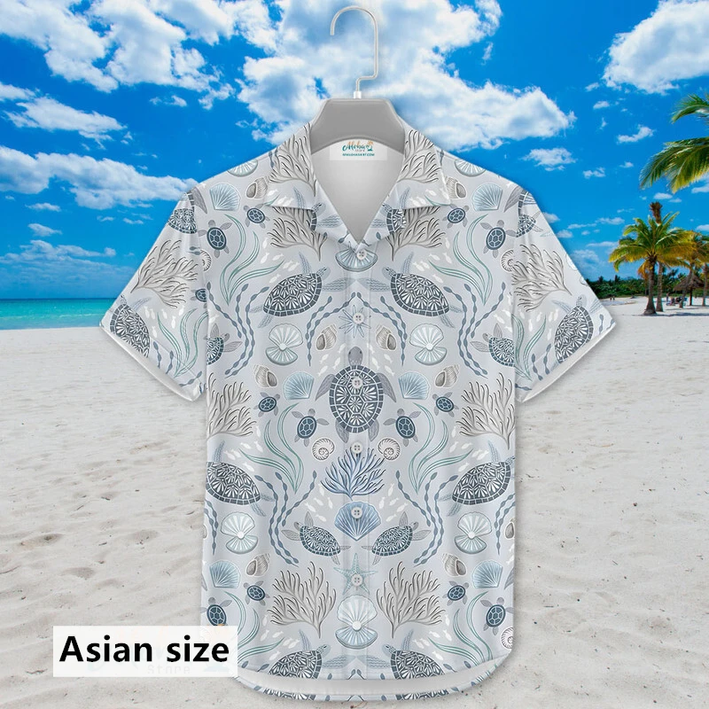 Summer New Men's Shirt 3d Print Seabed Turtle Print Short Sleeve Hawaiian Shirt Unisex Fashion Casual Button Harajuku Y2k Blouse
Summer New Men's Shirt 3d Print Seabed Turtle Print Short Sleeve Hawaiian Shirt Unisex Fashion Casual Button Harajuku Y2k Blouse