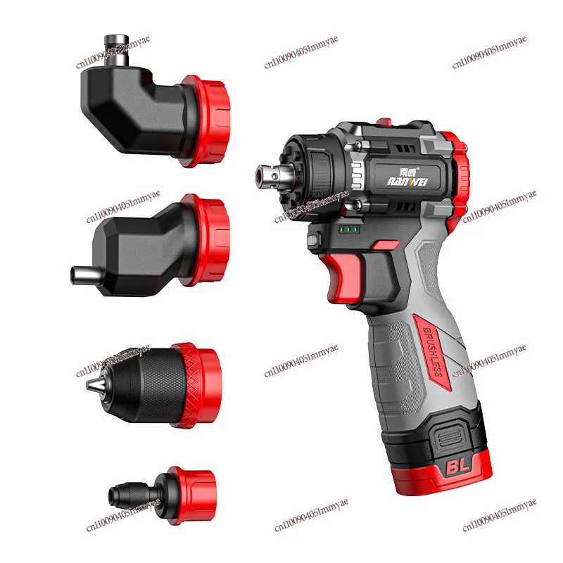 Multi-head Drill Lithium Battery Brushless Hand Drill Quick Change Chuck Electric Screwdriver Tool Multi-function
Multi-head Drill Lithium Battery Brushless Hand Drill Quick Change Chuck Electric Screwdriver Tool Multi-function