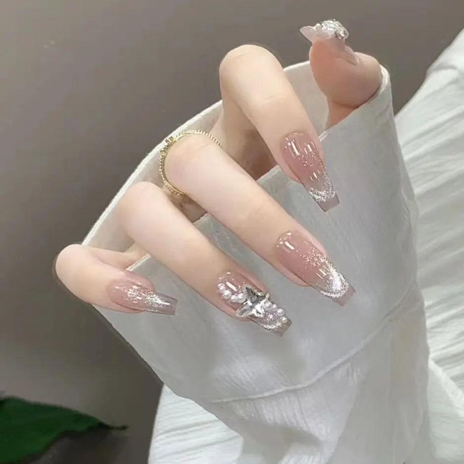Pure desire french cat eye whiteelegant pearl butterfly diamond wearable nail art patch detachable fake nail patch wholesale
Pure desire french cat eye whiteelegant pearl butterfly diamond wearable nail art patch detachable fake nail patch wholesale