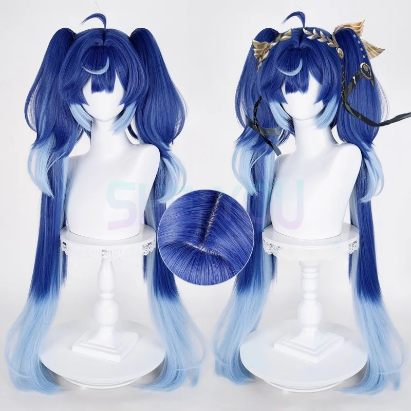 Wuthering Waves Iuno Cosplay Wig Blue Gradient Long Straight Double Ponytails Synthetic Wigs For Women Girls Rinascita Halloween
Wuthering Waves Iuno Cosplay Wig Blue Gradient Long Straight Double Ponytails Synthetic Wigs For Women Girls Rinascita Halloween