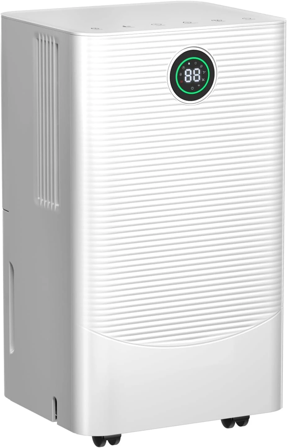 25 Pint Dehumidifier for Bedroom Bathroom Basement, 38dB Quiet, Precise Humidity Control, 3 Modes, Drain Hose & 0.53 Gal Water Tank, Small 1800 Sq.ft
25 Pint Dehumidifier for Bedroom Bathroom Basement, 38dB Quiet, Precise Humidity Control, 3 Modes, Drain Hose & 0.53 Gal Water Tank, Small 1800 Sq.ft