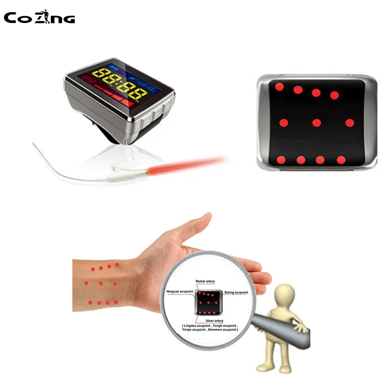 New Laser Watch Red Light Hypertension Hyperglycemia Treatment Machine Laser Therapy Watch Device
New Laser Watch Red Light Hypertension Hyperglycemia Treatment Machine Laser Therapy Watch Device