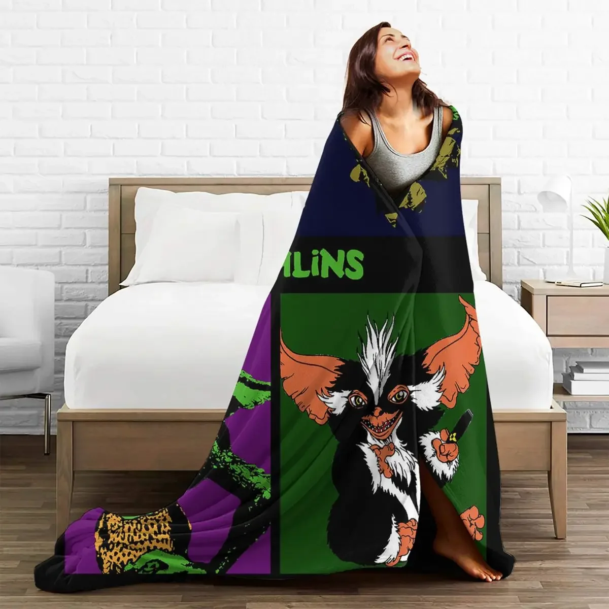 Gremlins Movie Plaid Baby Blanket Cartoon Coral Fleece Plush Spring/Autumn Soft Throw Blankets for Bedding Travel Bedding Throws
Gremlins Movie Plaid Baby Blanket Cartoon Coral Fleece Plush Spring/Autumn Soft Throw Blankets for Bedding Travel Bedding Throws