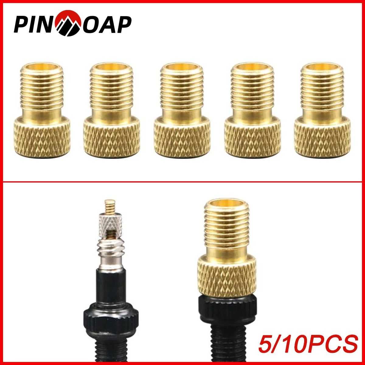 Tire Transfer Presta To Schrader Bicycle Punp Tube Valve Adapter Pump Convert Brass Gas Nozzle Conversion Valve Accessories
Tire Transfer Presta To Schrader Bicycle Punp Tube Valve Adapter Pump Convert Brass Gas Nozzle Conversion Valve Accessories