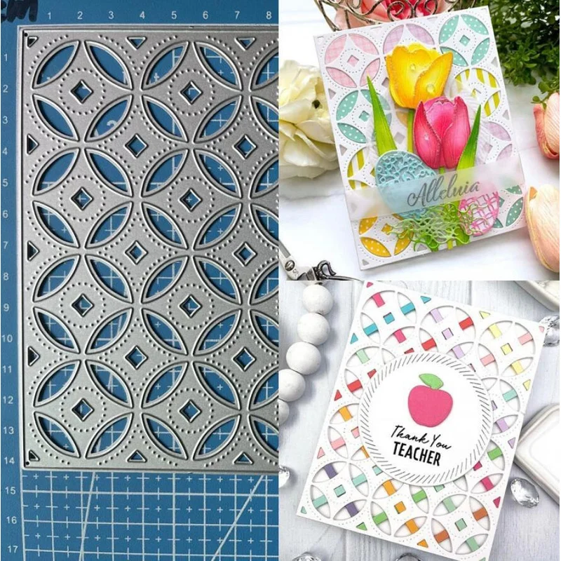 Circle Background Metal Cutting Dies Scrapbooking Paper Card Embossing Stencils
Circle Background Metal Cutting Dies Scrapbooking Paper Card Embossing Stencils