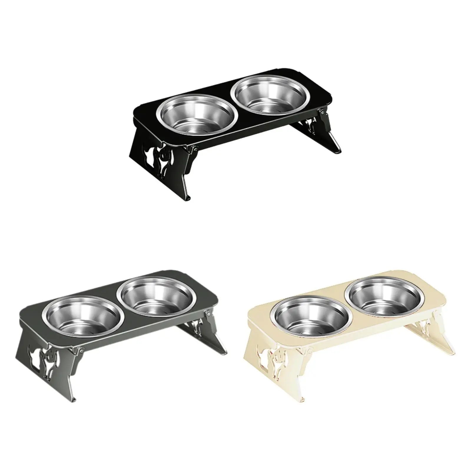 Elevated Dog Bowls Non Slip Pet Feeder Food Dishes Stainless Steel Bowls
Elevated Dog Bowls Non Slip Pet Feeder Food Dishes Stainless Steel Bowls