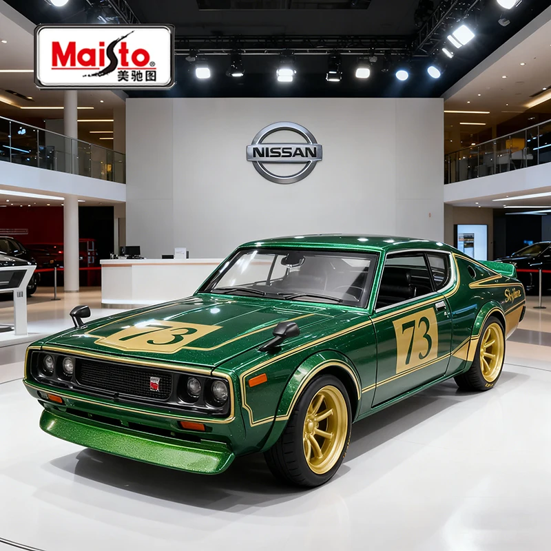 Maisto 1:24 Nissan Skyline GTR 2000 1983, легкосплавный автомобиль, литье под давлением и игрушечный транспорт, модель автомобиля, миниатюрная масштабная модель автомобиля для детей
Maisto 1:24 Nissan Skyline GTR 2000 1983, легкосплавный автомобиль, литье под давлением и игрушечный транспорт, модель автомобиля, миниатюрная масштабная модель автомобиля для детей