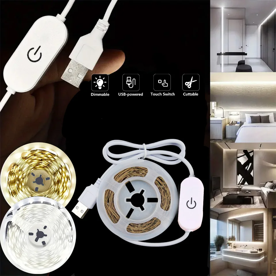 5V USB LED Strip Light, Touch Control Switch, Flexible Strip Light for Party, Hallway Light, Bar, Dance, Home, Bathroom
5V USB LED Strip Light, Touch Control Switch, Flexible Strip Light for Party, Hallway Light, Bar, Dance, Home, Bathroom