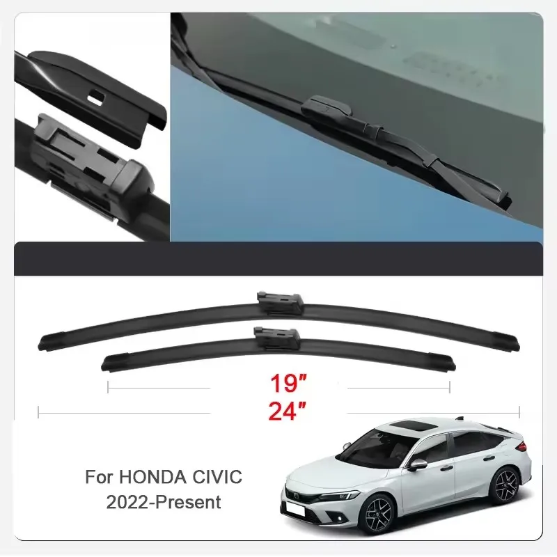 2PCS Car Wiper Blades for HONDA CIVIC,CITY, Front Windscreen Windshield Double Rubber Car Accessories
2PCS Car Wiper Blades for HONDA CIVIC,CITY, Front Windscreen Windshield Double Rubber Car Accessories 