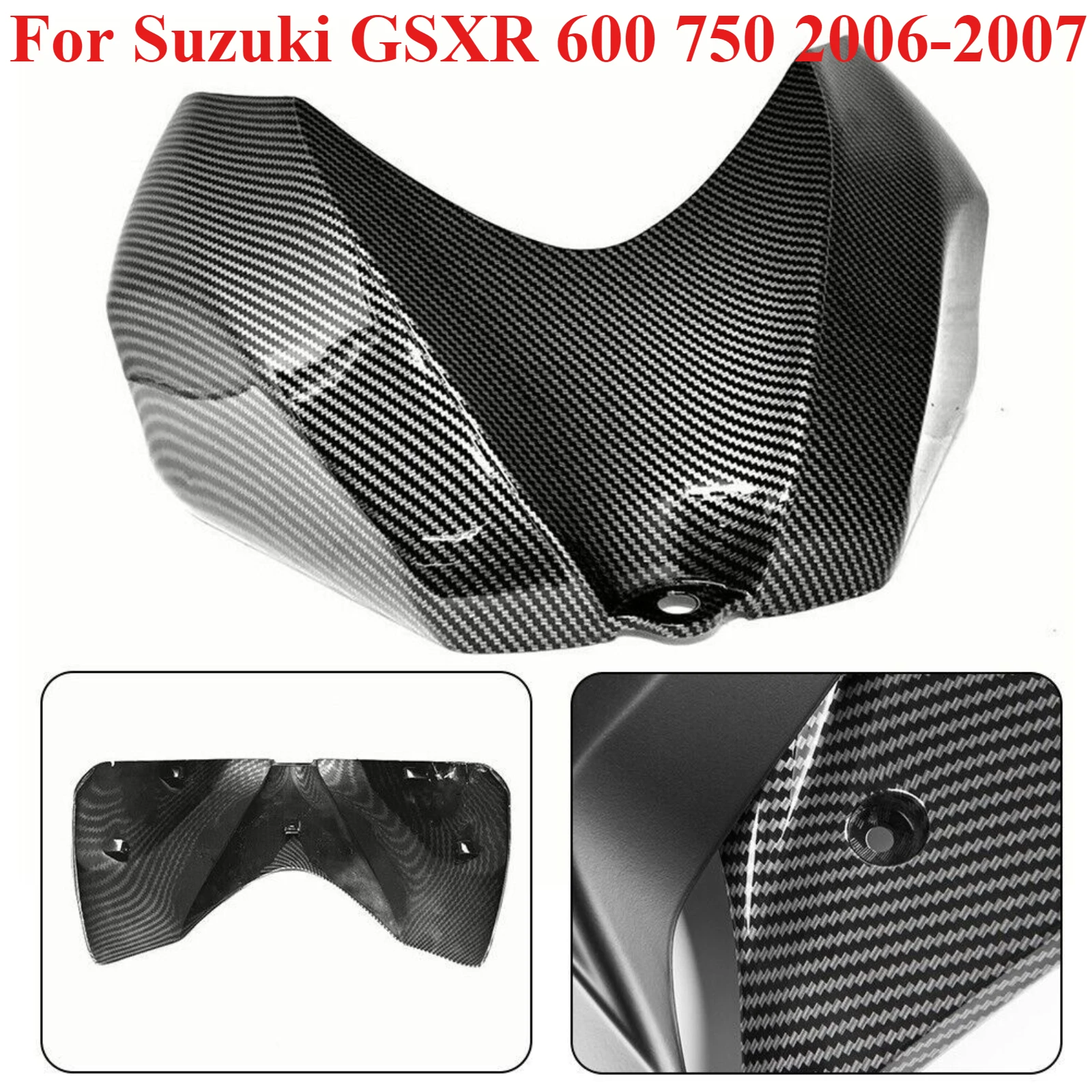 For Suzuki GSXR 600 750 2006-2007 Carbon Fiber Front Fuel Tank Cover Fairing Fit Motorcycle Bodywork Modification Replacement
For Suzuki GSXR 600 750 2006-2007 Carbon Fiber Front Fuel Tank Cover Fairing Fit Motorcycle Bodywork Modification Replacement