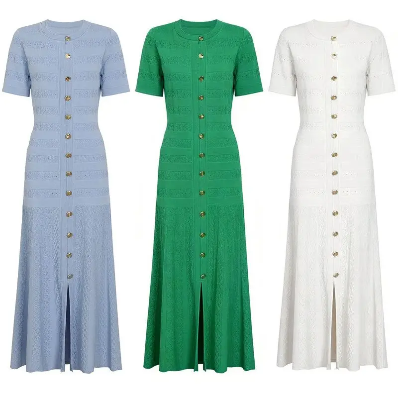 High-End Quality Fashionable Knitted Heavy-Weight Slimming Long Sleeveless Summer New Style Dress for Women round Neck Dress
High-End Quality Fashionable Knitted Heavy-Weight Slimming Long Sleeveless Summer New Style Dress for Women round Neck Dress