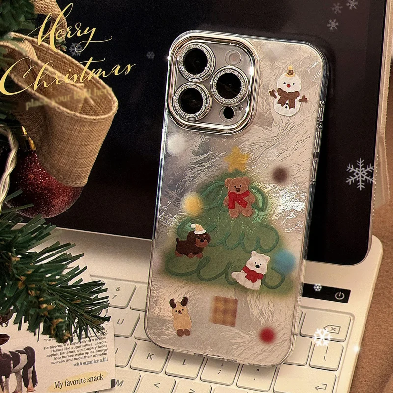 Christmas Tree Snowman Winter Cartoon Deer Bear For Apple iPhone 16 15 promax Phone case 14 13 12
Christmas Tree Snowman Winter Cartoon Deer Bear For Apple iPhone 16 15 promax Phone case 14 13 12