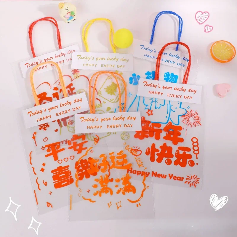 10 Pcs Handheld Transparent Bags Small Item Cute Storage Bag Candy Snack Bags for Kids Birthday Party Decors Gifts 2025 New
10 Pcs Handheld Transparent Bags Small Item Cute Storage Bag Candy Snack Bags for Kids Birthday Party Decors Gifts 2025 New