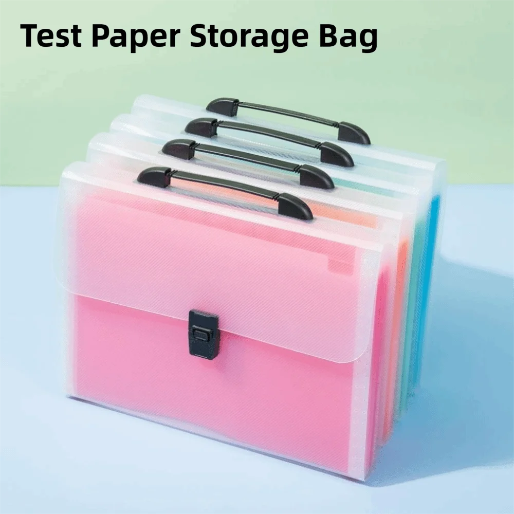A4 Portable Accordion Bag Organ Bag Transparent 13 Layer Folder Large Capacity Thickened Information File Bag Student
A4 Portable Accordion Bag Organ Bag Transparent 13 Layer Folder Large Capacity Thickened Information File Bag Student