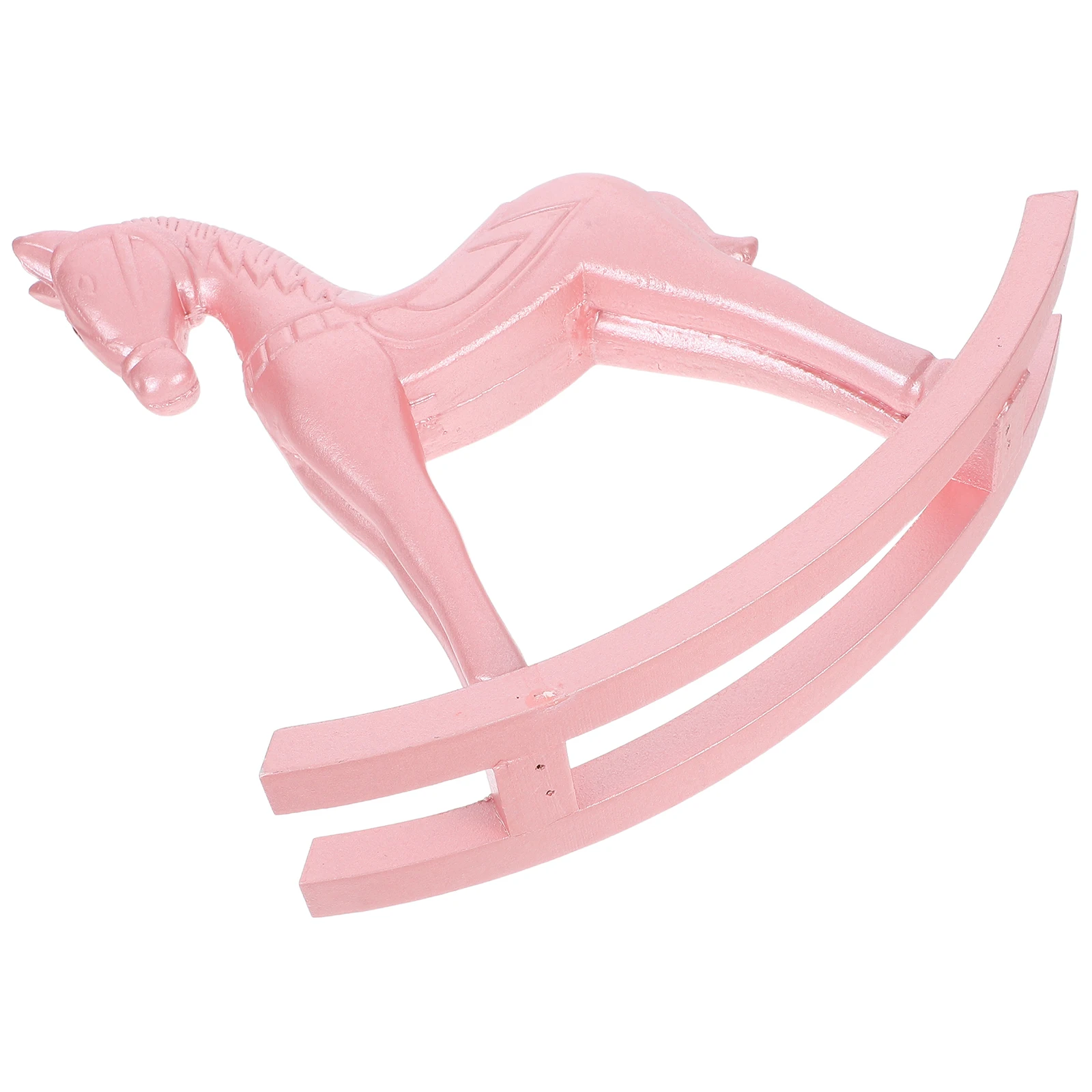 Wooden Rocking Horse Tabletop Ornament Pink Pearlescent Vintage Miniature Decorative Horse Desktop Decor Office Room Accent
Wooden Rocking Horse Tabletop Ornament Pink Pearlescent Vintage Miniature Decorative Horse Desktop Decor Office Room Accent