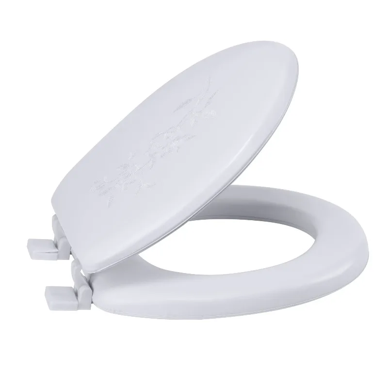 Extra Soft Vinyl Standard Round Toilet Seat in White
Extra Soft Vinyl Standard Round Toilet Seat in White