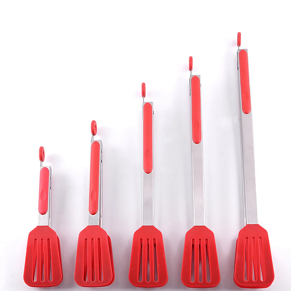 1Pcs Food Clamp Silicone Heat Resistant Kitchen Tongs Hanging Loop Draining Hole Multi Purpose Bbq Steak Pork 7 Inch 
1Pcs Food Clamp Silicone Heat Resistant Kitchen Tongs Hanging Loop Draining Hole Multi Purpose Bbq Steak Pork 7 Inch