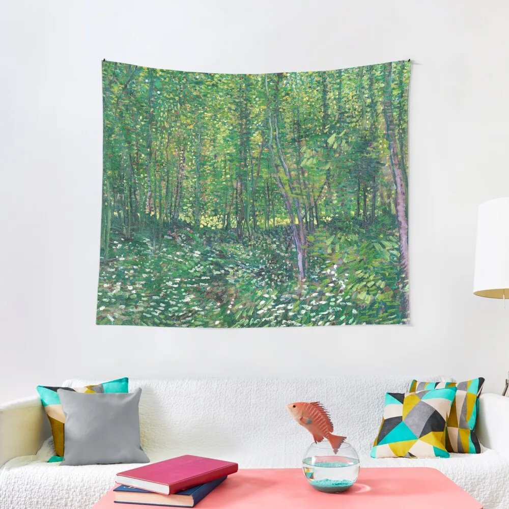 1887-Vincent van Gogh-Trees and undergrowth Tapestry Room Decorating Aesthetic Bedroom Organization And Decoration Tapestry
1887-Vincent van Gogh-Trees and undergrowth Tapestry Room Decorating Aesthetic Bedroom Organization And Decoration Tapestry