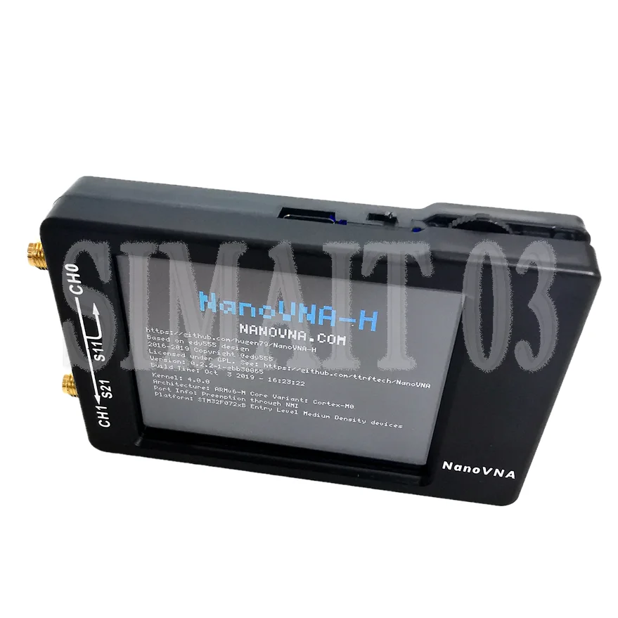 NanoVNA-H Vector Network Analyzer - Antenna Analyzer for RF Testing (50kHz-3GHz)
NanoVNA-H Vector Network Analyzer - Antenna Analyzer for RF Testing (50kHz-3GHz)