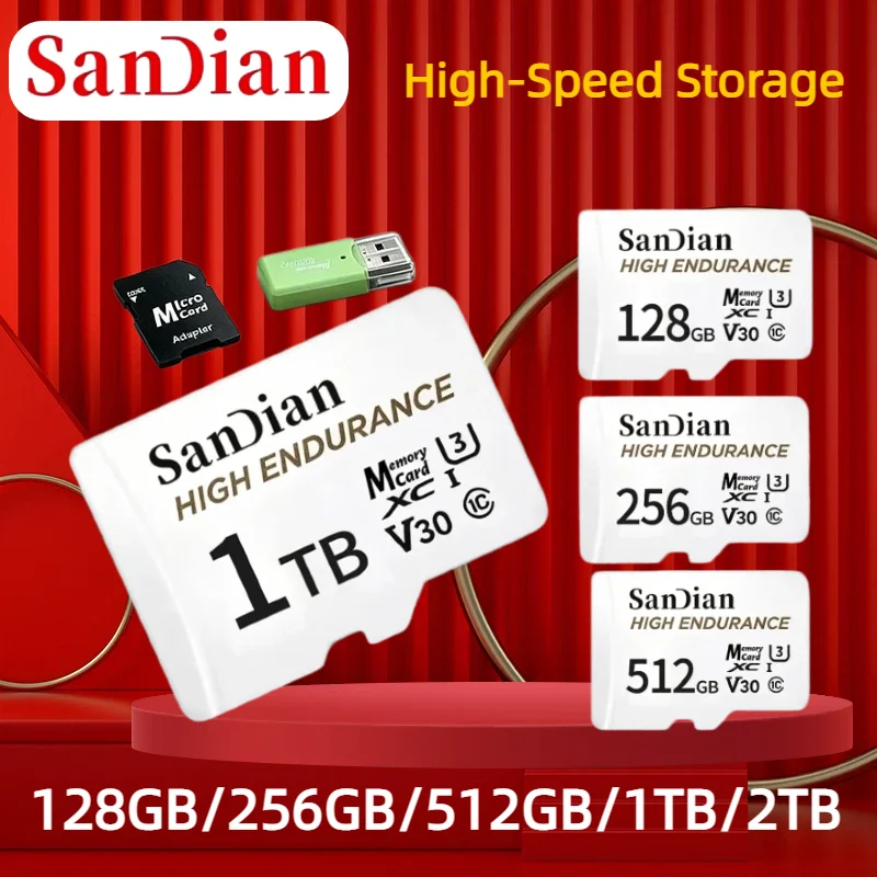 2026 Original new High Endurance micro Tf SD Card V30 U3 C10 Professional Memory card for dash cam or home monitoring 128GB
2026 Original new High Endurance micro Tf SD Card V30 U3 C10 Professional Memory card for dash cam or home monitoring 128GB