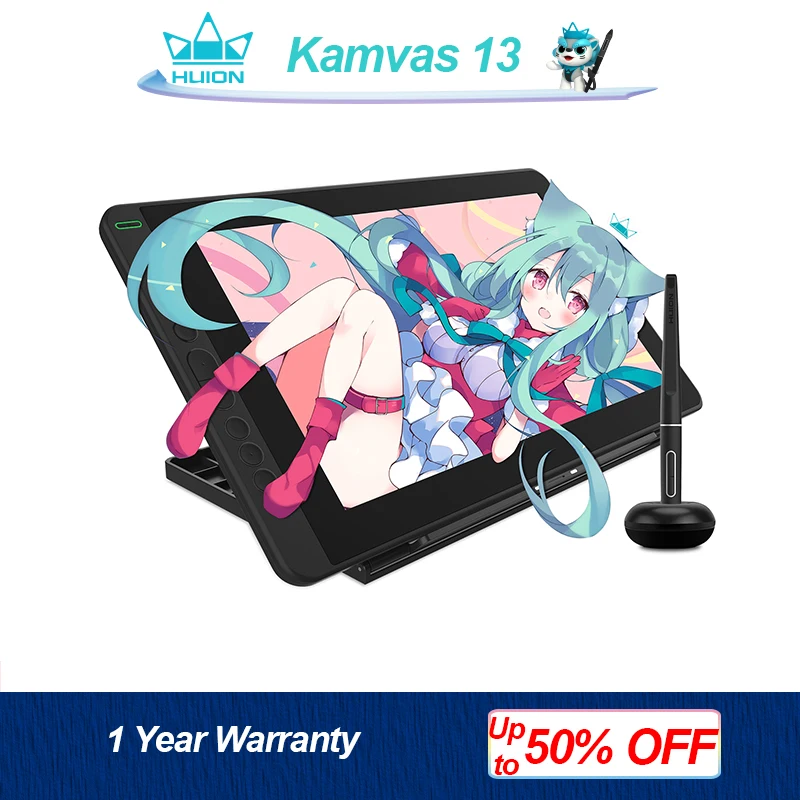 Графический планшет Huion Kamvas 13 с IPS-экраном 13,3-дюймовый дисплей для рисования, совместимый с телефоном Android MacOS Windows USB3.1
Графический планшет Huion Kamvas 13 с IPS-экраном 13,3-дюймовый дисплей для рисования, совместимый с телефоном Android MacOS Windows USB3.1