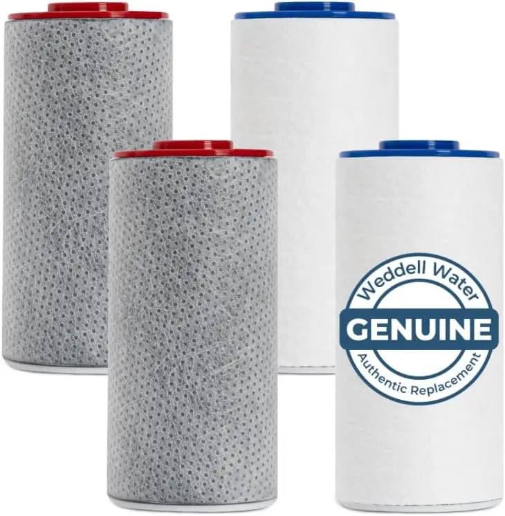 Двойной набор картриджей для душевых фильтров - сертифицировано NSF, удаляет хлор и ПФАС для более здоровой кожи и волос
Двойной набор картриджей для душевых фильтров - сертифицировано NSF, удаляет хлор и ПФАС для более здоровой кожи и волос