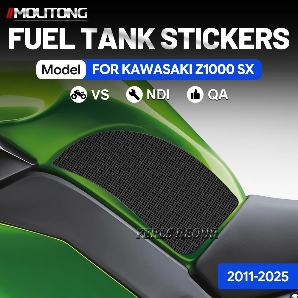 For KAWASAKI Z1000 SX 2011-2025 Tank Pad Rubber Black Motorcycle Gas Fuel Tank Protector Anti Scratch Anti Slip Decal Pad
For KAWASAKI Z1000 SX 2011-2025 Tank Pad Rubber Black Motorcycle Gas Fuel Tank Protector Anti Scratch Anti Slip Decal Pad