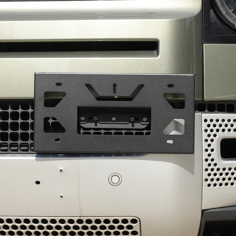 1Pcs Aluminum Alloy For Land Rover Defender 90 110 130 2020-2025+ Car Front Bumper License Plate Rack Parts (Japanese Version)
1Pcs Aluminum Alloy For Land Rover Defender 90 110 130 2020-2025+ Car Front Bumper License Plate Rack Parts (Japanese Version)