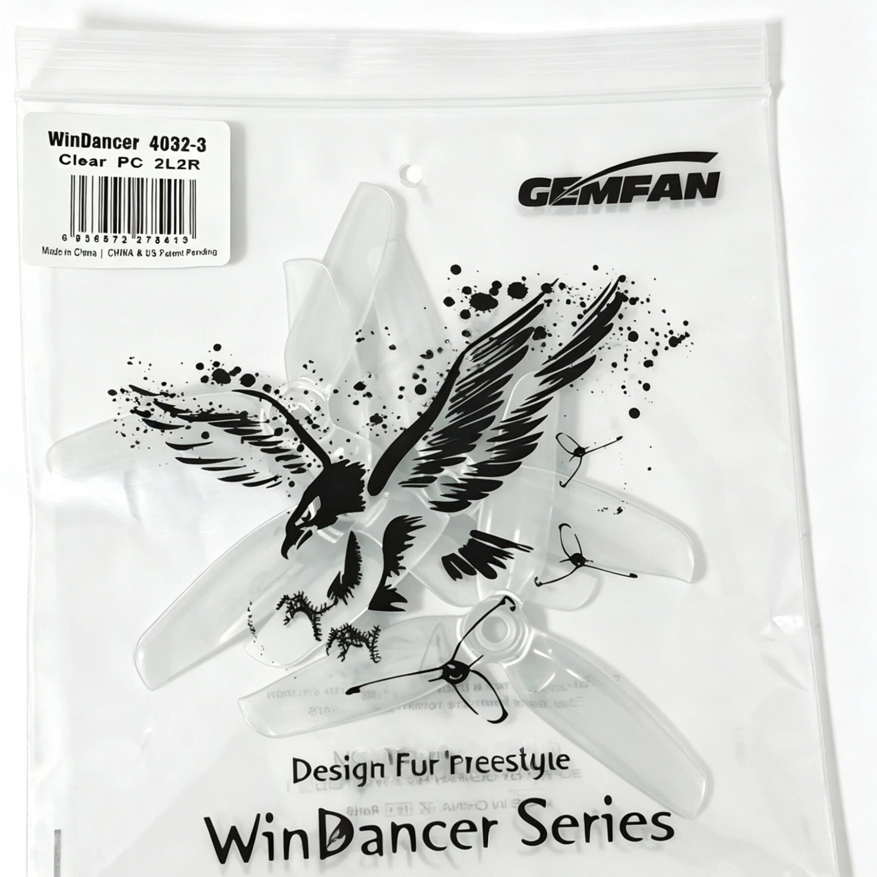 Gemfan WinDancer 4032 4inch 3-Blade PC Propeller 5mm Hole CW CCW 3.12g for 1406-2205 Motor Mini FPV Racing Drone
Gemfan WinDancer 4032 4inch 3-Blade PC Propeller 5mm Hole CW CCW 3.12g for 1406-2205 Motor Mini FPV Racing Drone