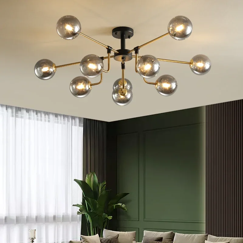 Modern Nordic Glass Ball Chandelier For Living Room Dining Room Kitchen Bedroom Ceiling Pendant Lamp Design Hanging Light
Modern Nordic Glass Ball Chandelier For Living Room Dining Room Kitchen Bedroom Ceiling Pendant Lamp Design Hanging Light