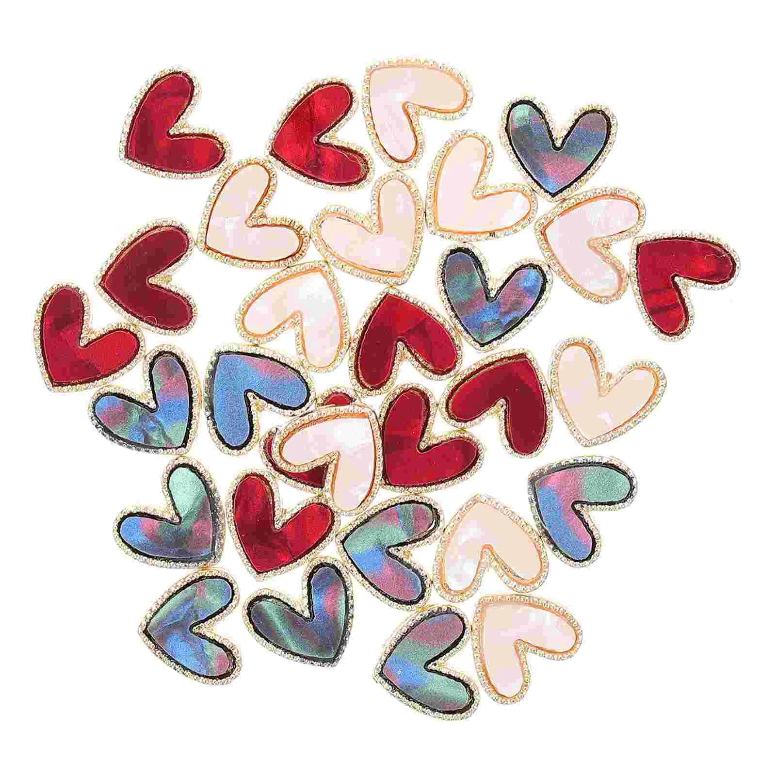 30 Pcs Nail Heart Jewelry Heart-shape DIY Charms Ornament Manicure Accessory Rhinestones Shaped
30 Pcs Nail Heart Jewelry Heart-shape DIY Charms Ornament Manicure Accessory Rhinestones Shaped