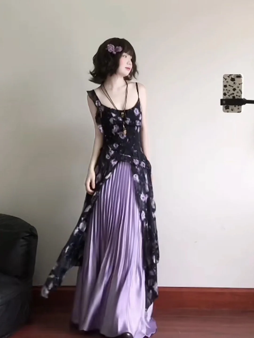 Retro Unique Beautiful Floral Halter Dress Half Skirt Two Piece Set Anti Aging Whole Set Ootd Summer 2026 Korean Style Cotton...
Retro Unique Beautiful Floral Halter Dress Half Skirt Two Piece Set Anti Aging Whole Set Ootd Summer 2026 Korean Style Cotton...