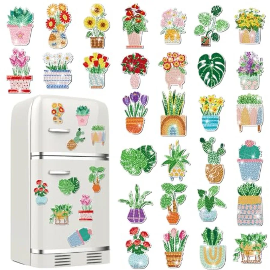 Набор из 30 магнитов для алмазной мозаики: летние магнитные наборы для алмазной живописи для взрослых, с изображениями весенних цветов, животных, кексов, 5D стразы, магниты на холодильник
Набор из 30 магнитов для алмазной мозаики: летние магнитные наборы для алмазной живописи для взрослых, с изображениями весенних цветов, животных, кексов, 5D стразы, магниты на холодильник