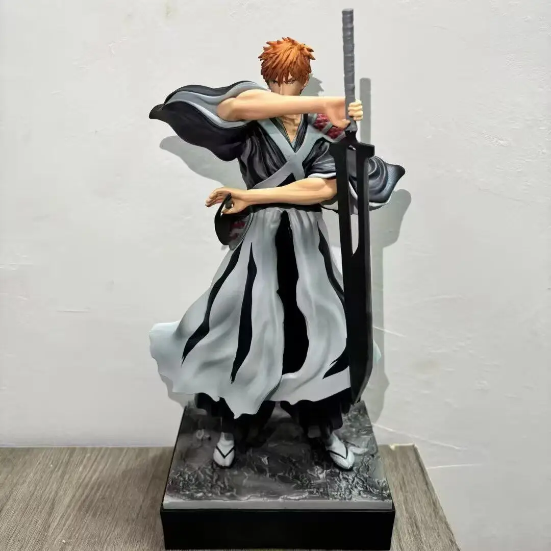 35cm Bleach Kurosaki Ichigo Gk Figure Dual Sword Battle Statue Desktop Decoration Collectible Model For Anime Otaku Fans Gift
35cm Bleach Kurosaki Ichigo Gk Figure Dual Sword Battle Statue Desktop Decoration Collectible Model For Anime Otaku Fans Gift