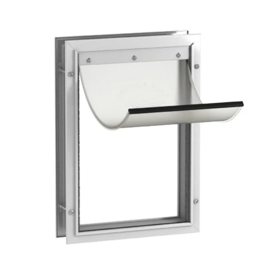 Deluxe Aluminum Pet Cat and Dog Door with 2-Way Locking Panel for Screens Doors and Walls up to 2.8" Thick
Deluxe Aluminum Pet Cat and Dog Door with 2-Way Locking Panel for Screens Doors and Walls up to 2.8" Thick