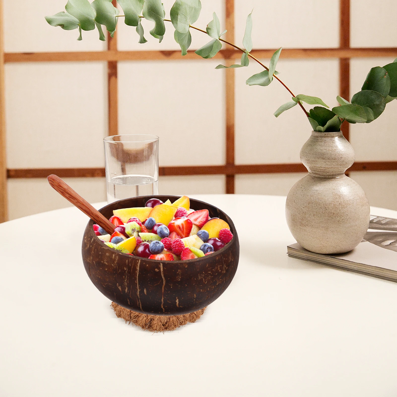 4 Coconut Shell Bowls Set Natural Large Serving Ramen Salad Pasta Fruit Prep Soup Multi Purpose Kitchen Bowls Easy Clean
4 Coconut Shell Bowls Set Natural Large Serving Ramen Salad Pasta Fruit Prep Soup Multi Purpose Kitchen Bowls Easy Clean