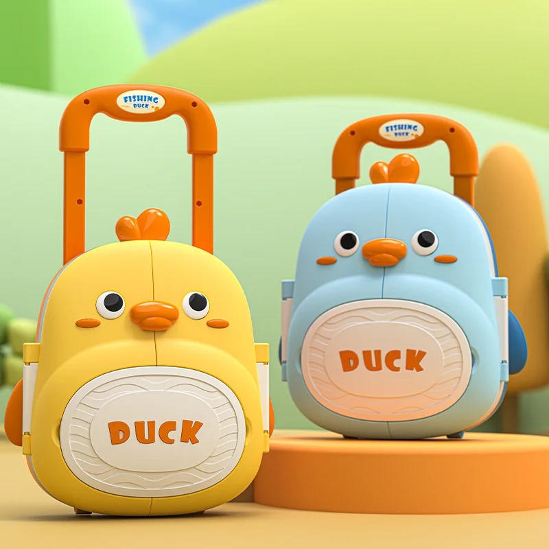 Magnetic Fishing Children Toys Portable Storage Electric Rotating Duck Suitcase Multifunctional Education Fish Toys for Kids
Magnetic Fishing Children Toys Portable Storage Electric Rotating Duck Suitcase Multifunctional Education Fish Toys for Kids