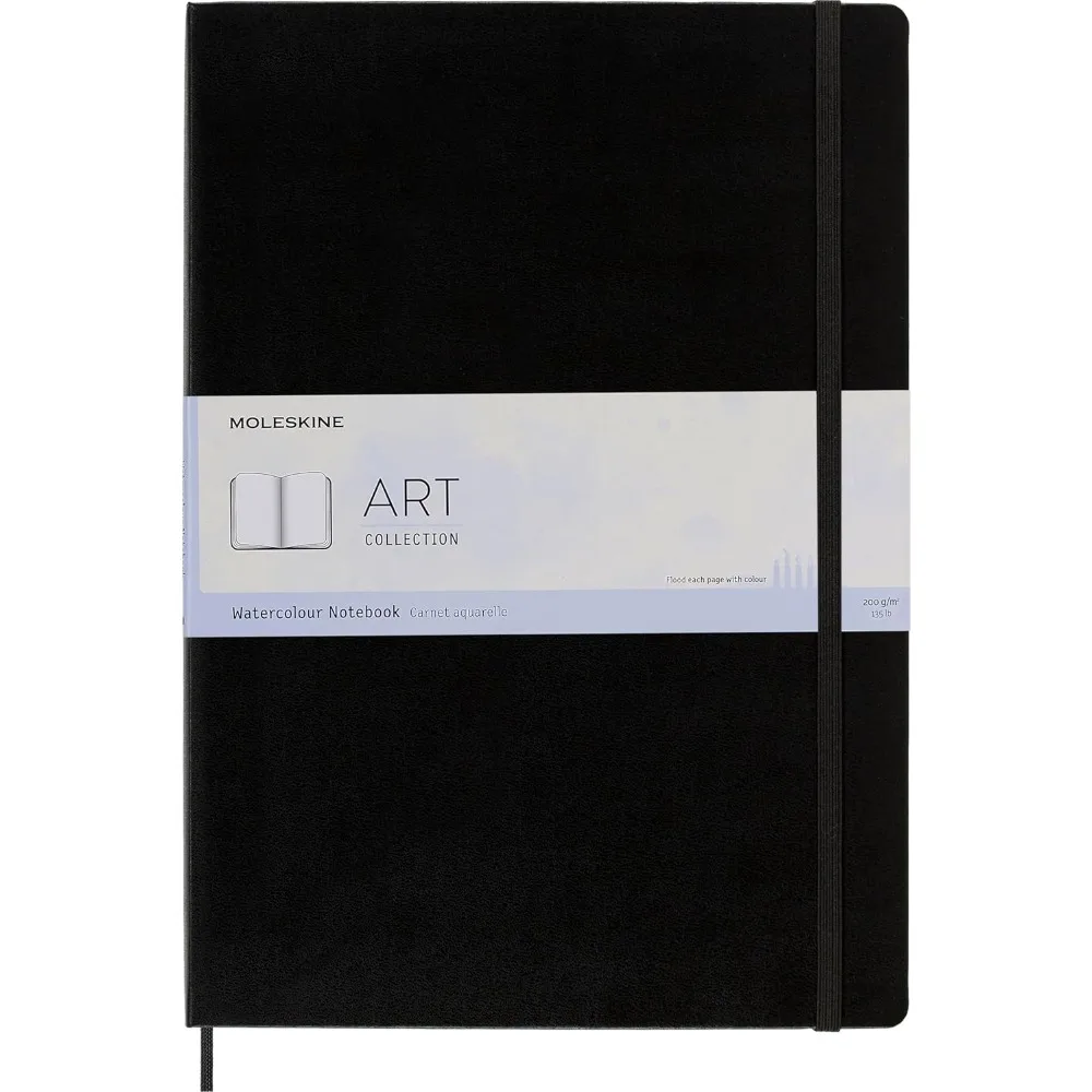 Блокнот Moleskine Art Watercolor, размер А3, твердый переплет, пустые страницы, черный, 60 листов
Блокнот Moleskine Art Watercolor, размер А3, твердый переплет, пустые страницы, черный, 60 листов
