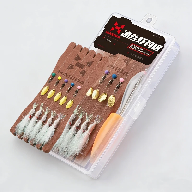 Набор приманок HISTAR Ice Silk prawn – гибкие приманки с УФ-покрытием и высокой отражающей способностью для рыбалки на ручьях
Набор приманок HISTAR Ice Silk prawn – гибкие приманки с УФ-покрытием и высокой отражающей способностью для рыбалки на ручьях