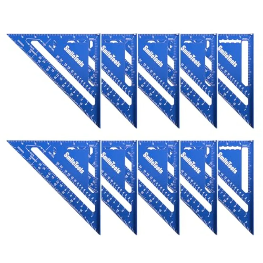 0 Pack 7 Inch Aluminum Alloy Rafter Square Triangle Carpenter Square Layout Tool for Woodworking and Carpentry
0 Pack 7 Inch Aluminum Alloy Rafter Square Triangle Carpenter Square Layout Tool for Woodworking and Carpentry