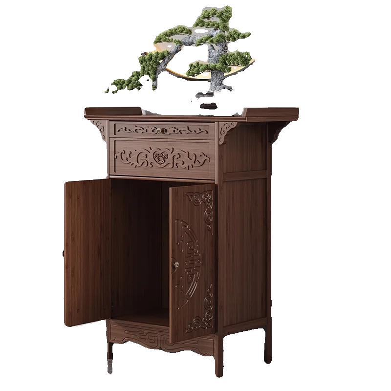 CX new Chinese vertical cabinet household table solid wood Buddhist niche incense table
CX new Chinese vertical cabinet household table solid wood Buddhist niche incense table